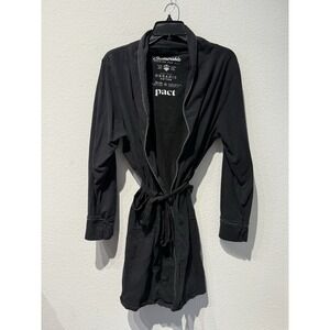 pact Short Lightweight‎ Robe in Black Size XL Organic cotton